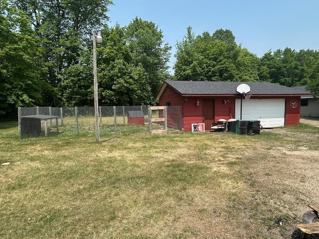 19162 Coho Loop NE, Blackduck, MN 56647 - view of yard with an outbuilding and driveway