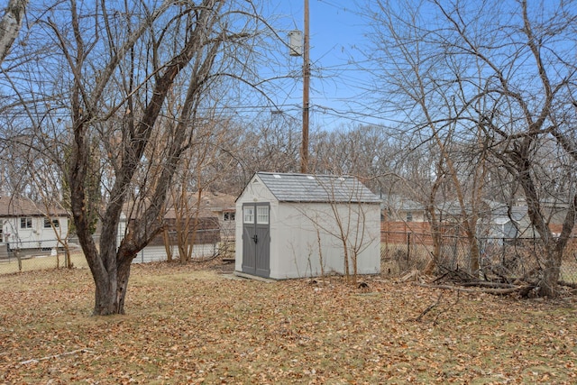 view of outdoor structure