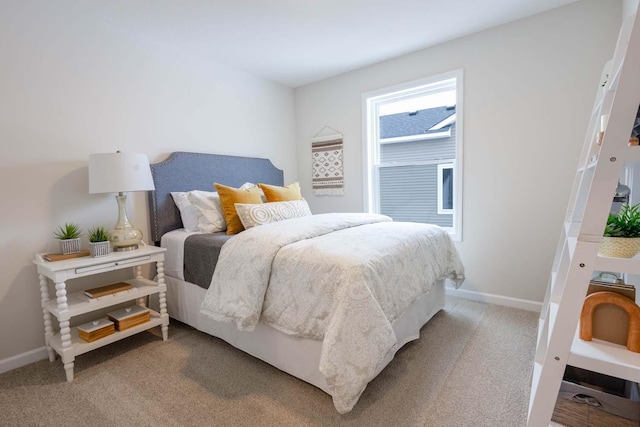 bedroom featuring carpet floors