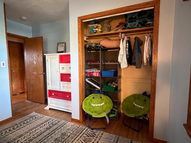 view of closet