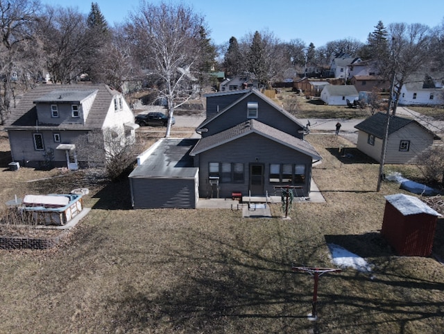 exterior space with a residential view