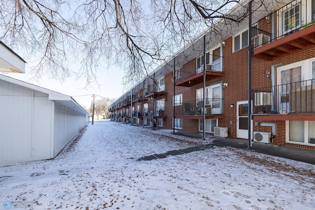 view of community with ac unit