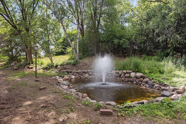 view of water feature