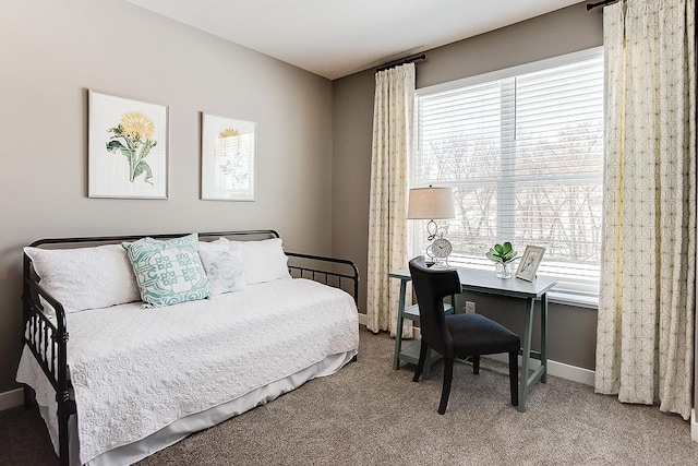 bedroom with carpet flooring