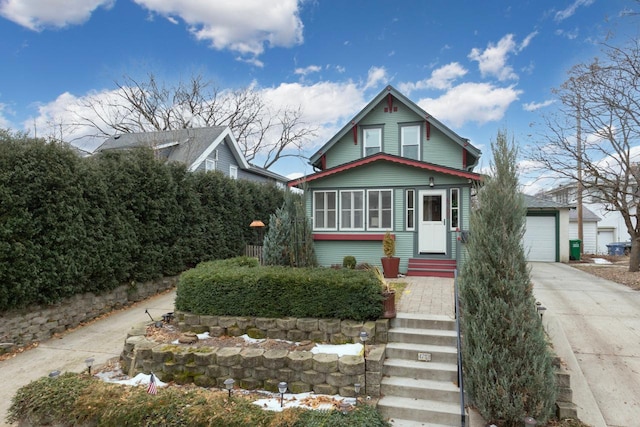 view of front of home