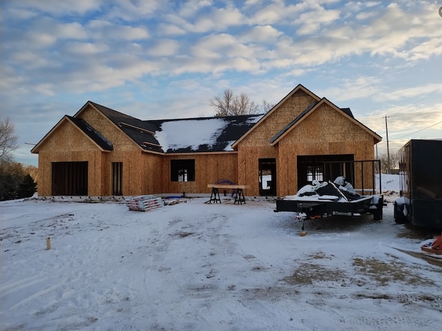 view of property in mid-construction