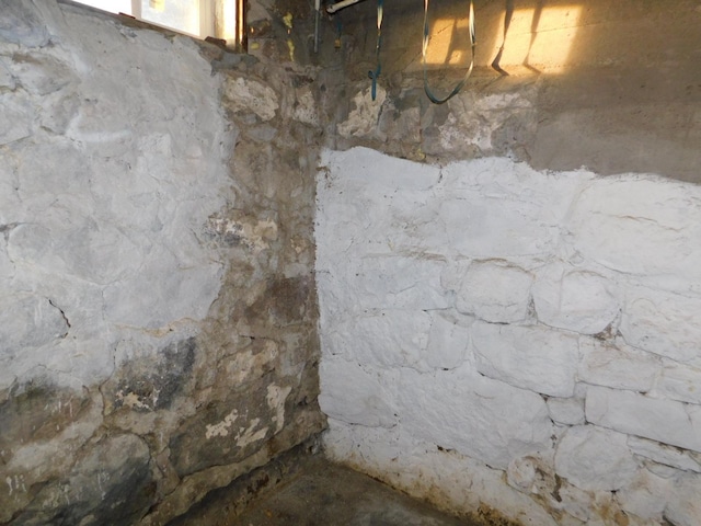 view of basement