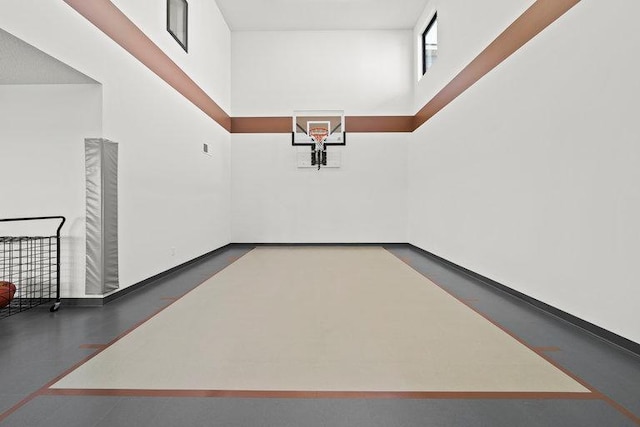 view of sport court with basketball court