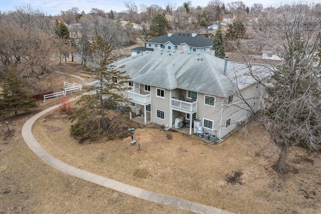drone / aerial view