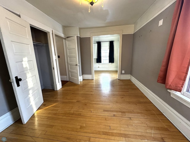 hall featuring light hardwood / wood-style floors