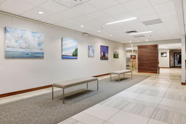 view of community lobby