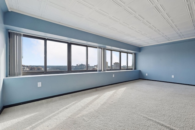 empty room with carpet floors