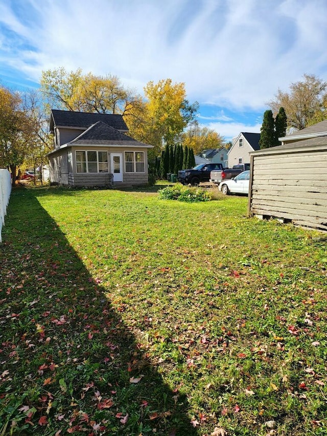 view of yard