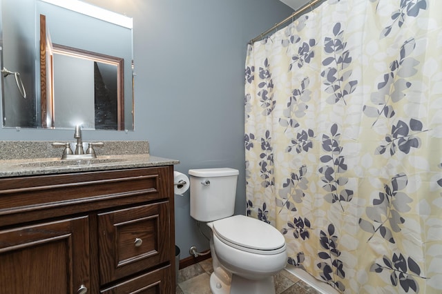 2155 Maple Leaf Ln NE, Owatonna, MN 55060 - bathroom with vanity and a shower with curtain