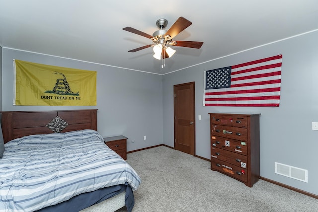 2155 Maple Leaf Ln NE, Owatonna, MN 55060 - bedroom featuring carpet flooring and a ceiling fan