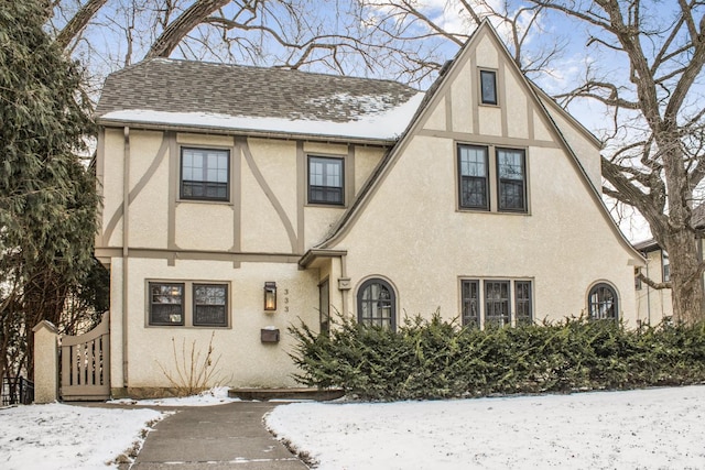 view of english style home