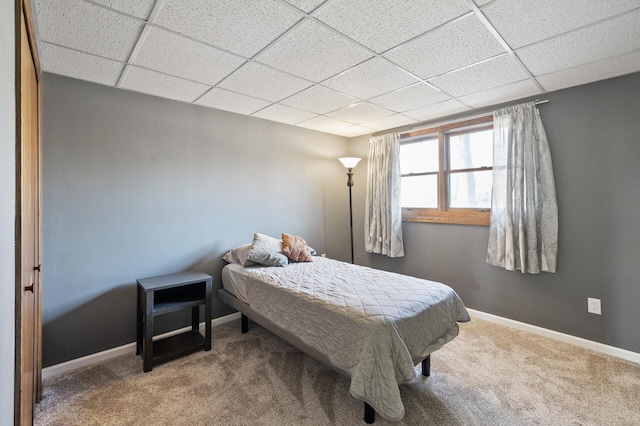 bedroom featuring carpet flooring