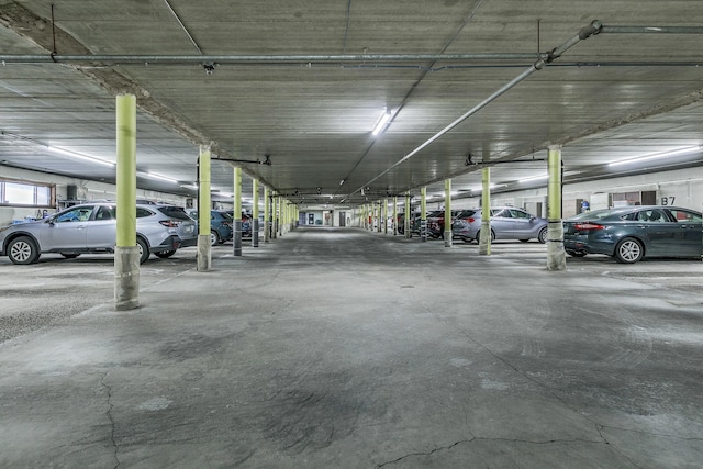 view of parking deck