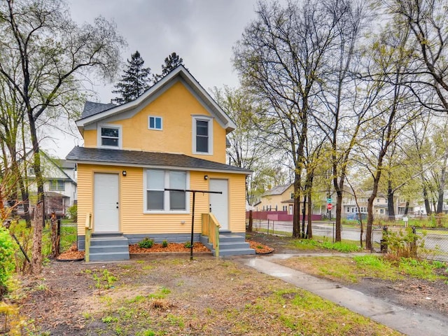 view of front of home