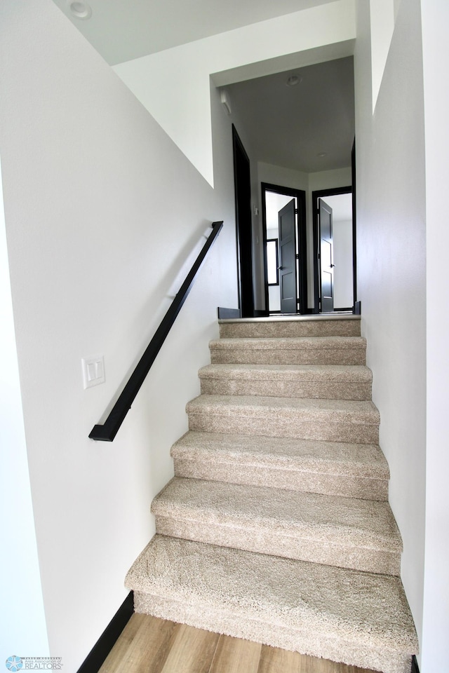 6721 67th Ave S, Horace, ND 58047 - stairs with wood finished floors