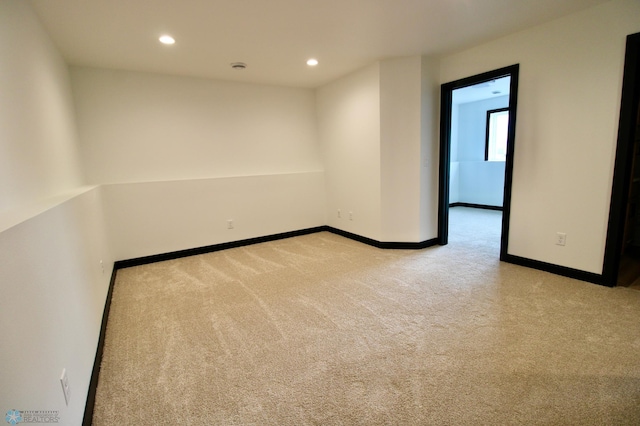 6721 67th Ave S, Horace, ND 58047 - unfurnished room with light colored carpet, recessed lighting, and baseboards
