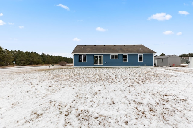 view of rear view of house