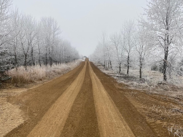 view of road