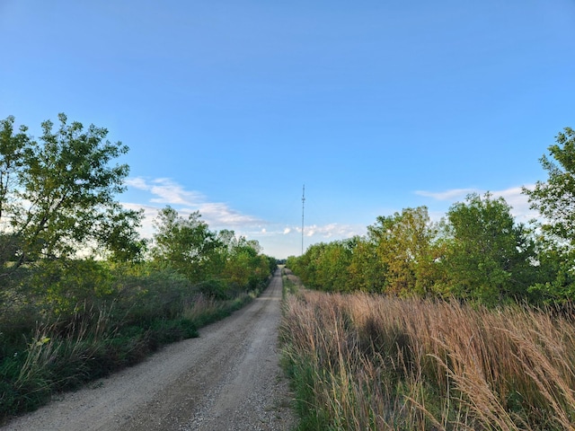 view of road