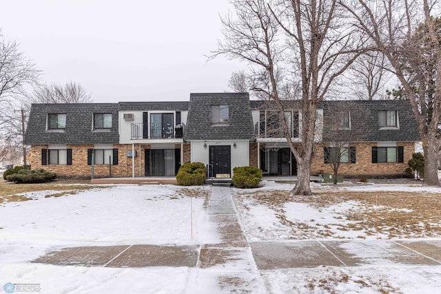 view of property featuring a balcony