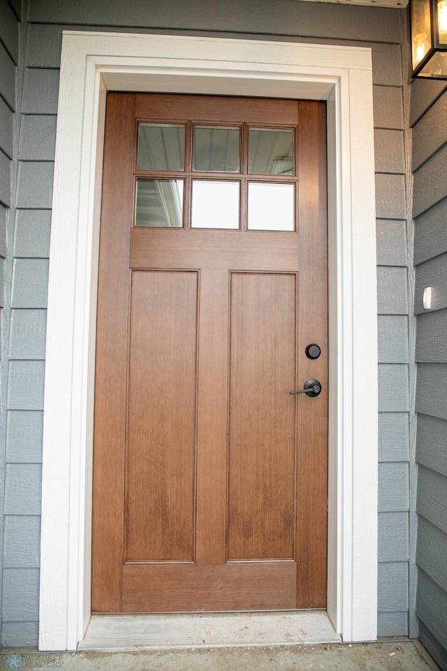 view of entrance to property