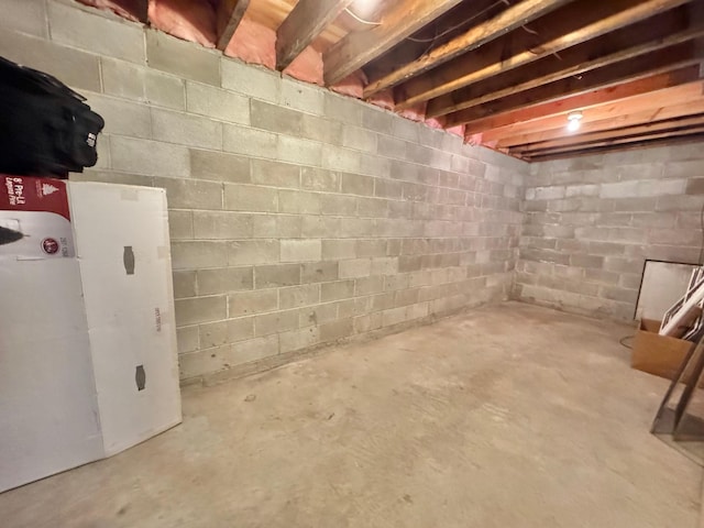 view of basement