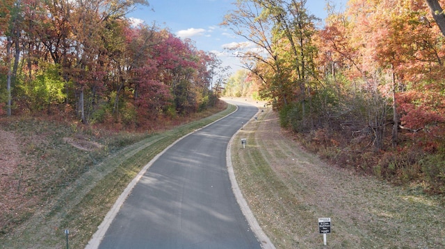 view of road