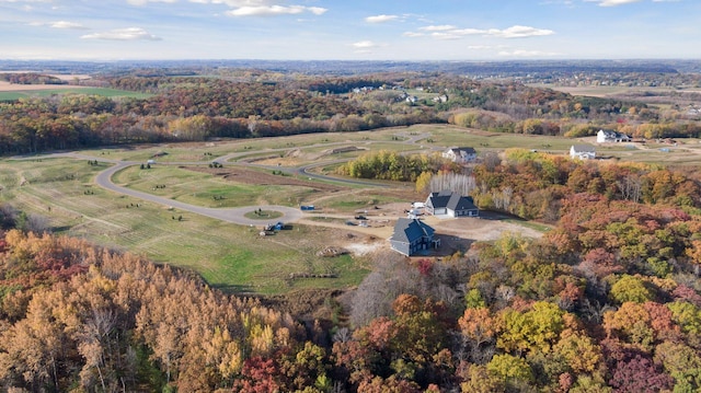 aerial view with a view of trees