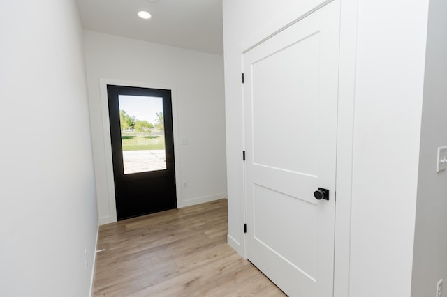 102 3rd Ave, Pelican Rapids, MN 56572 - foyer entrance with light wood-style floors and recessed lighting