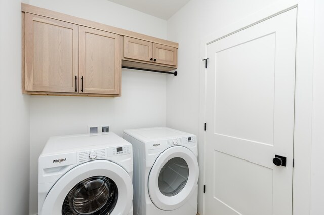 102 3rd Ave, Pelican Rapids, MN 56572 - laundry room with washing machine and clothes dryer and cabinet space