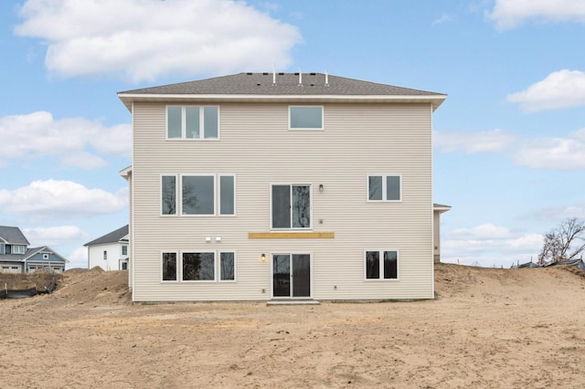 view of rear view of property