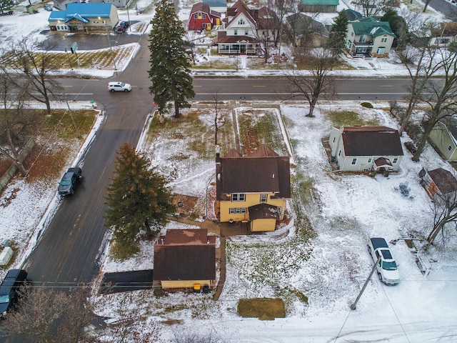 310 7th St, Starbuck, MN 56381 - snowy aerial view featuring a residential view