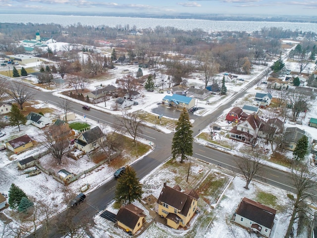 310 7th St, Starbuck, MN 56381 - snowy aerial view featuring a residential view