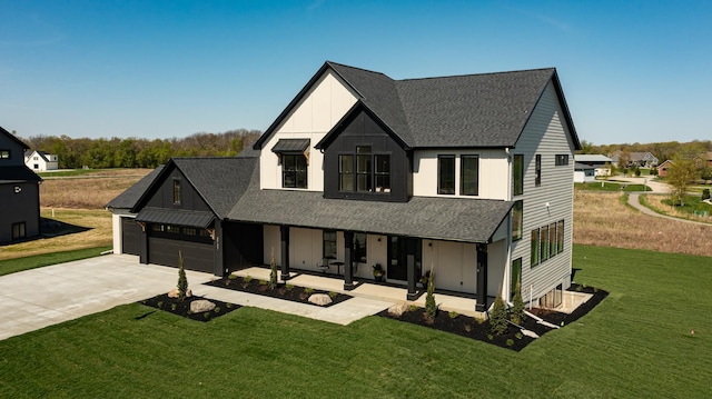 2727 Mayo Prairie Ln SW, Rochester Twp, MN 55902 - modern farmhouse style home featuring a porch, board and batten siding, and roof with shingles