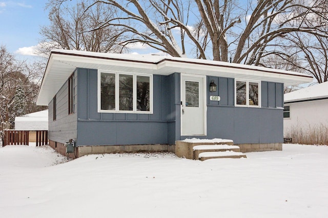 view of front of home