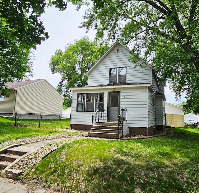 809 7th St, Montevideo, MN 56265 - view of rear view of house