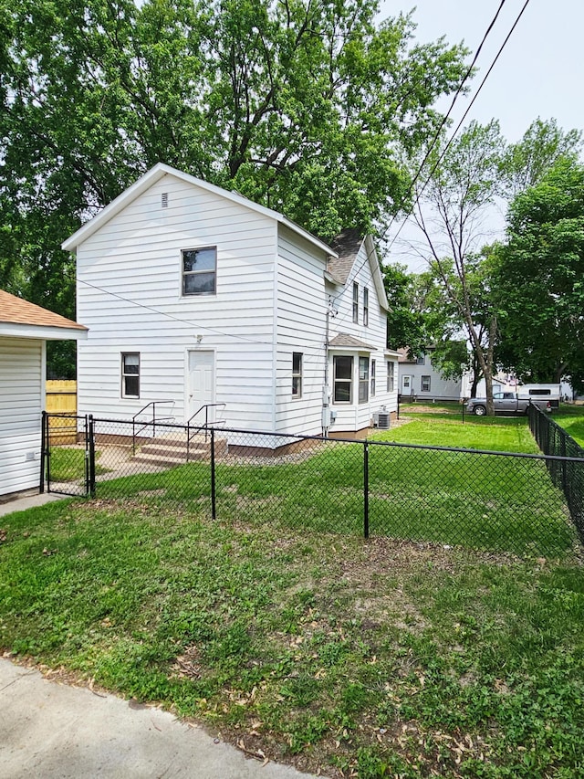 809 7th St, Montevideo, MN 56265 - view of side of property with central AC