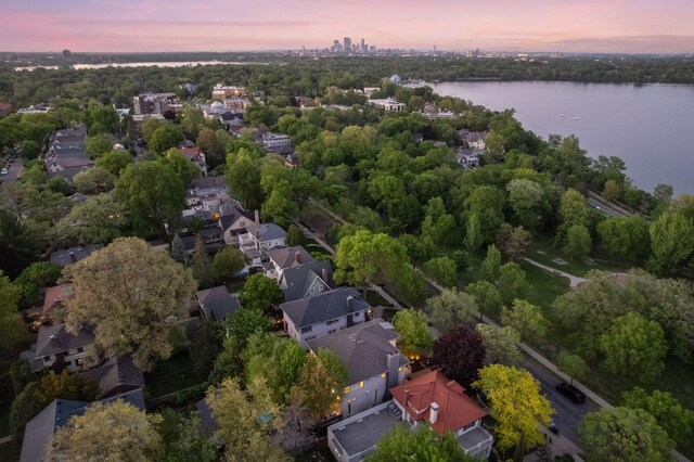 4540 Upton Ave S, Minneapolis, MN 55410 - aerial view at dusk of a water view and a residential view
