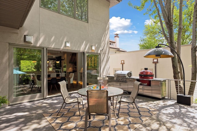 4540 Upton Ave S, Minneapolis, MN 55410 - view of patio / terrace featuring grilling area and an outdoor kitchen