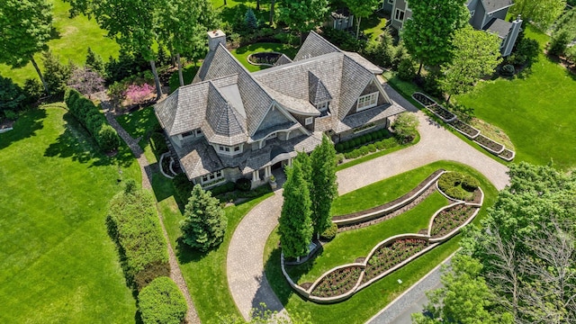 aerial view of property and surrounding area