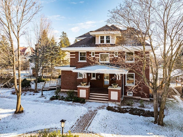 2328 3rd St, Duluth, MN 55812 - view of front of house featuring a porch and brick siding