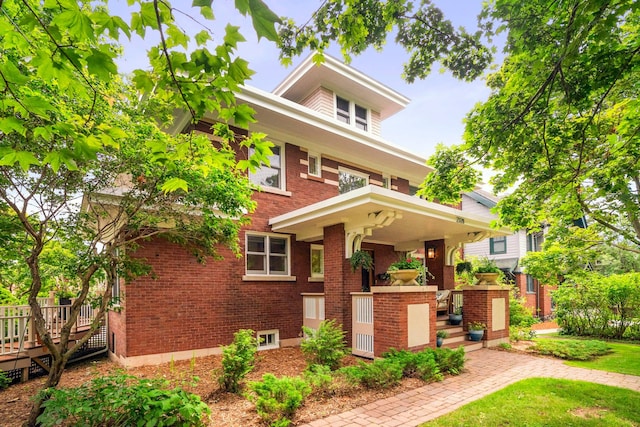 2328 3rd St, Duluth, MN 55812 - american foursquare style home featuring brick siding