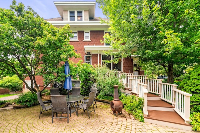 2328 3rd St, Duluth, MN 55812 - view of patio with outdoor dining space