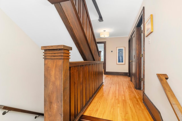 2328 3rd St, Duluth, MN 55812 - corridor with light wood-style flooring