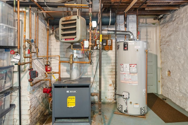 2328 3rd St, Duluth, MN 55812 - utilities with gas water heater and a heating unit